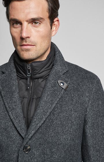 Mantel Morris in Anthrazit