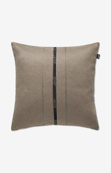 Kissenhülle Ribbon in Mokka-Braun