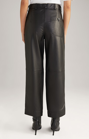 Leather Trousers in Black