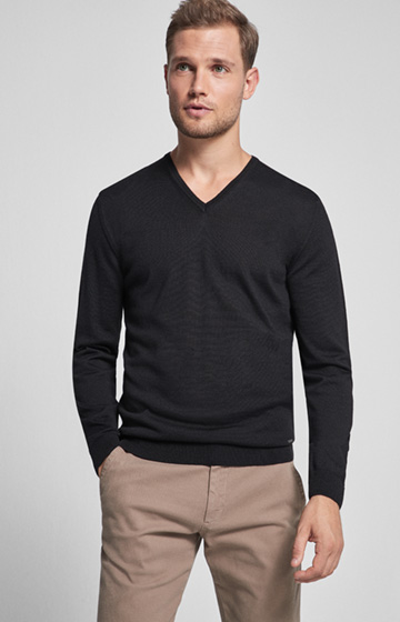 Pullover Damien in Schwarz