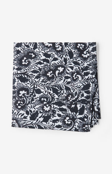 Einstecktuch in Navy gemustert