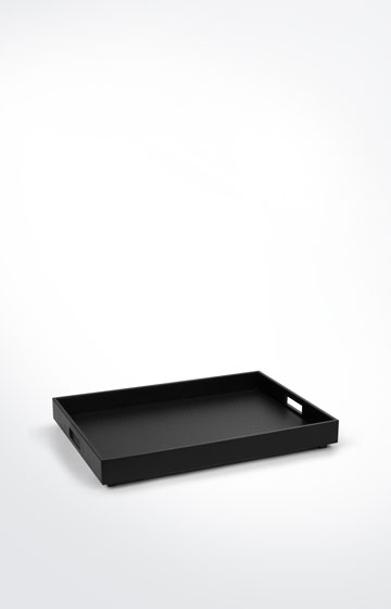 Großes Tablett Homeline, Schwarz