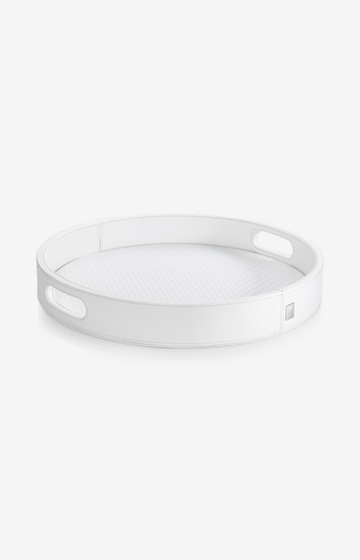 JOOP! Homeline - Small Round Tray in White