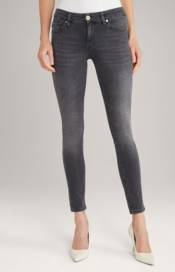 Skinny-Jeans Sue in Medium Grey Washed