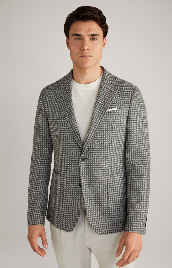 Hoverest jacket in grey check