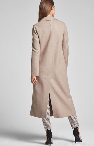 Mantel Caity in Camel-Sand