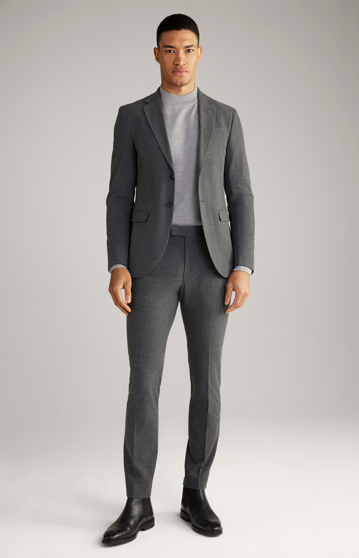 Damon-Gun Suit in Grey Mélange