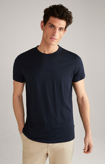 Panos Cotton T-shirt in Dark Blue