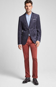 Hose Steen in Rost-Braun