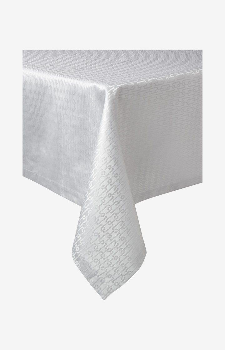 JOOP! CHAINS table cloth in silver, 140 x 210 cm