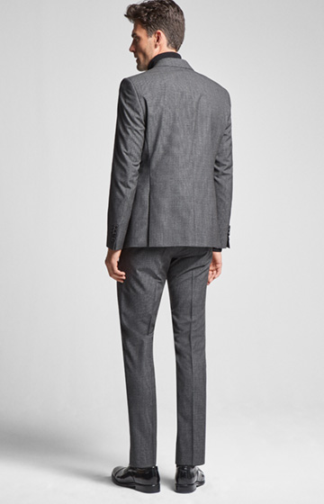 Anzug Herby-Blayr in Dunkelgrau gemustert