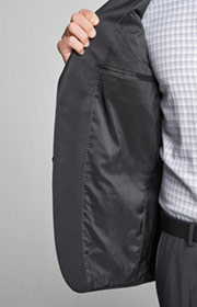 Anzug Herby-Blayr in Mittelgrau gemustert