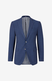 Baukasten-Sakko Herby in Dunkelblau gemustert