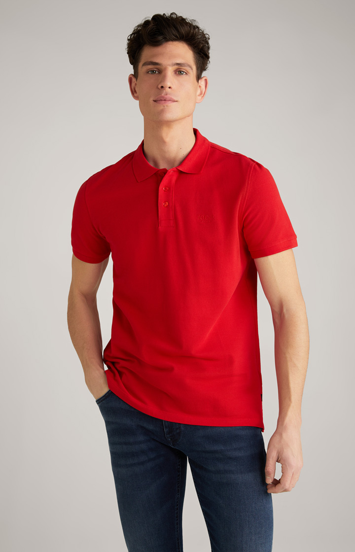 Koszulka polo Beeke w kolorze czerwonym o pośrednim odcieniu