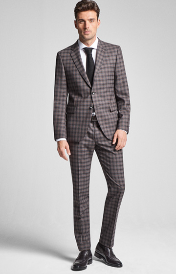 Baukasten Hose Blayr in Braun/Grau kariert