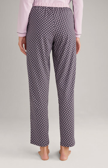 Lounge Trousers in Pink/Anthracite