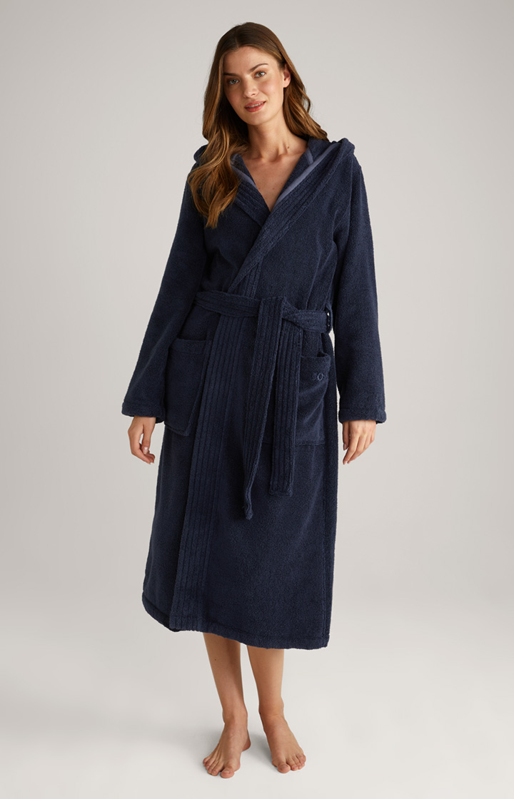 Women’s bathrobe in dark blue