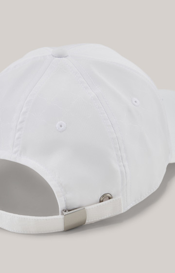 Luigi cornflower Logo Cap in White