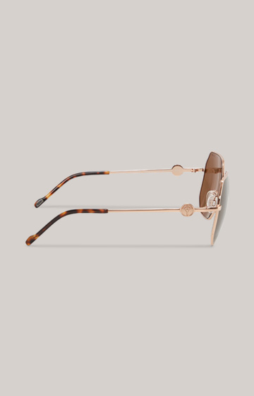 Rosegold/brown sunglasses