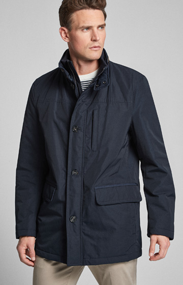 Wattierter Mantel Dannie in Dark Navy