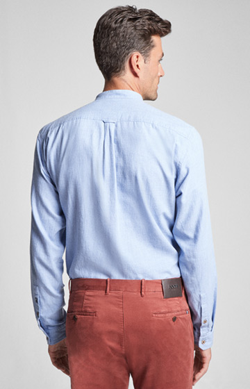 Flanell-Hemd Habakuk in Hellblau