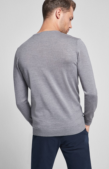 Pullover Damien in Silbergrau