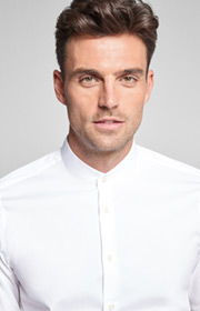 Hemd Piro - bügelleicht - in Weiß