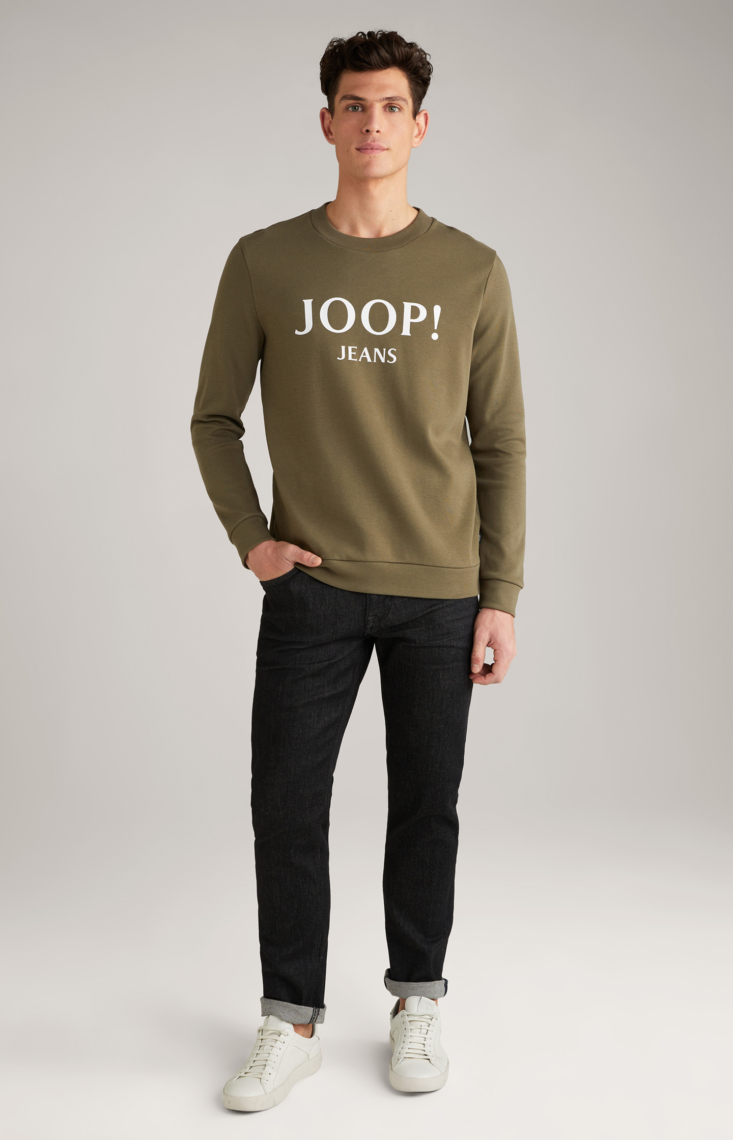 Sweatshirt Alfred in im - Online-Shop Olivgrün JOOP