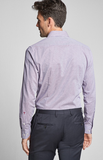 Hemd Pierce in Dunkelrot gemustert