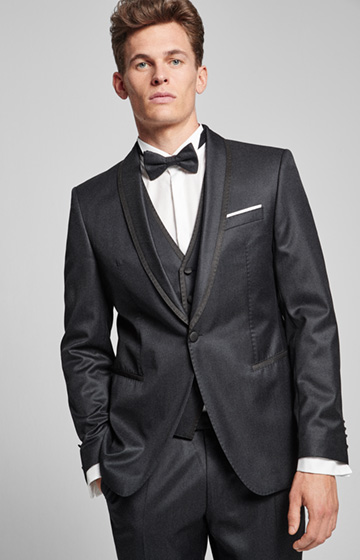 Smoking-Sakko Hive in Schwarz