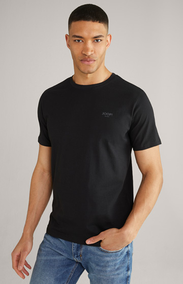 T-Shirt Alphis in Schwarz