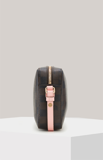 Piazza Edition Cloe shoulder bag in dark brown/rosé