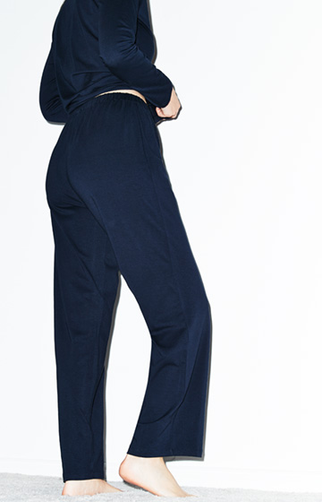 Loungewear-Hose in Dunkelblau