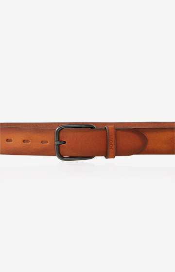 Ledergürtel in Cognac