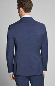 Baukasten-Sakko Damon in Blau meliert