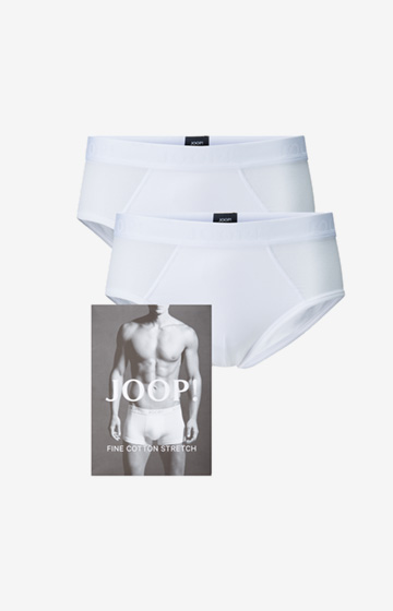 2er-Pack Modal Cotton Stretch Slip in Weiß