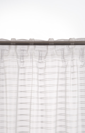 Fertig-Gardine Waterline, Weiss