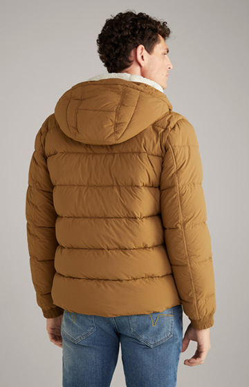 Jhonis Quilted Jacket in Brown