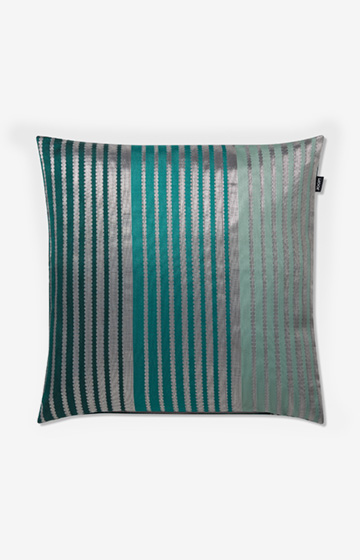 Kissenhülle Chain, Grün  gestreift