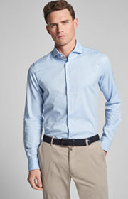 Hemd Pajos-W - bügelleicht - in Hellblau 