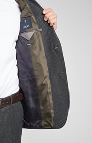 Anzug Finlo-Brake in Mittelgrau kariert