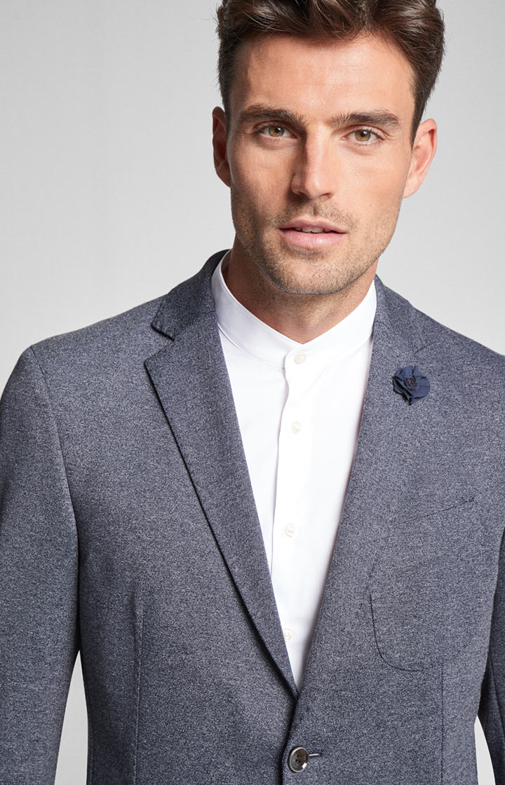 Sakko Heathrow in Blau meliert 