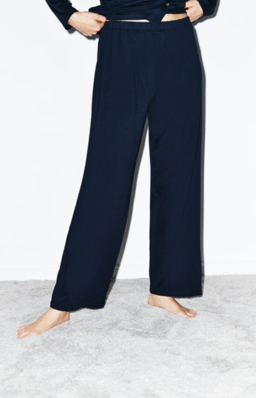 Loungewear-Hose in Dunkelblau