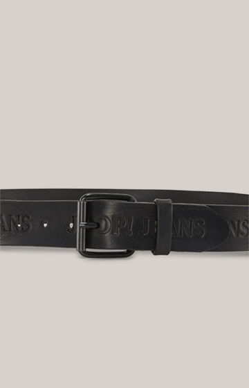 Leather Belt in Black