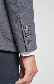 Sakko Heathrow in Blau meliert 