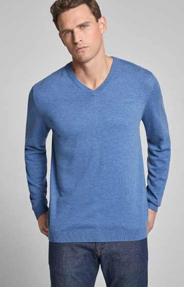 Pullover Leas in Blau meliert