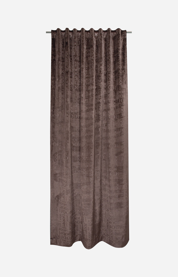 Ready-made JOOP! MATCH Curtain in Umber, 140 x 250 cm