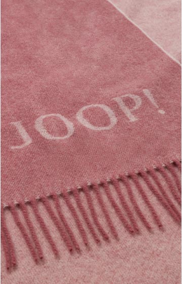 Pled JOOP! FINE-DOUBLEFACE w kolorze różowo-cielistym