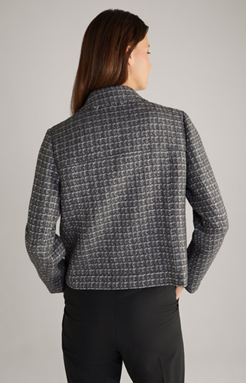 Tweed-Blazer in Grau