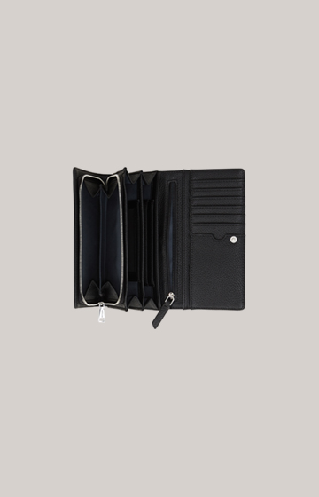 Leads to product detail page "Lettera Europa Wallet in Black"